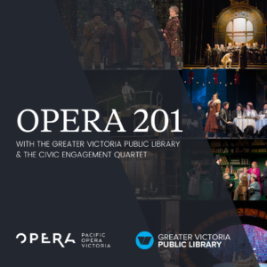 A collage of opera performances with the Opera 201 title overlaid